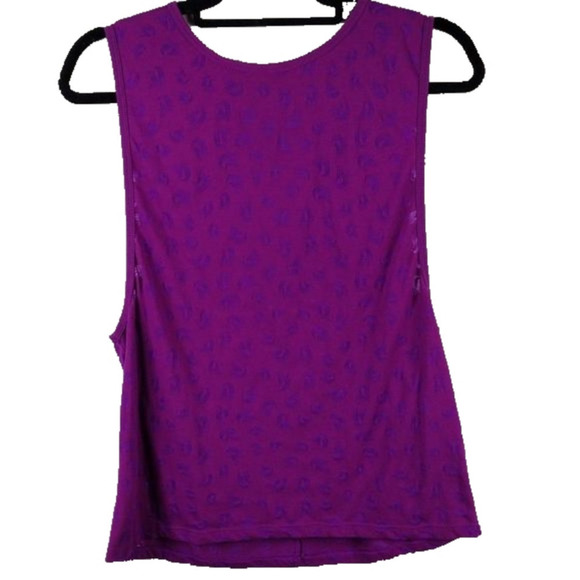 Fabletics Nicola Tulip Round Neckline Sleeveless V-Back Cut Out Sporty Top - Picture 1 of 10